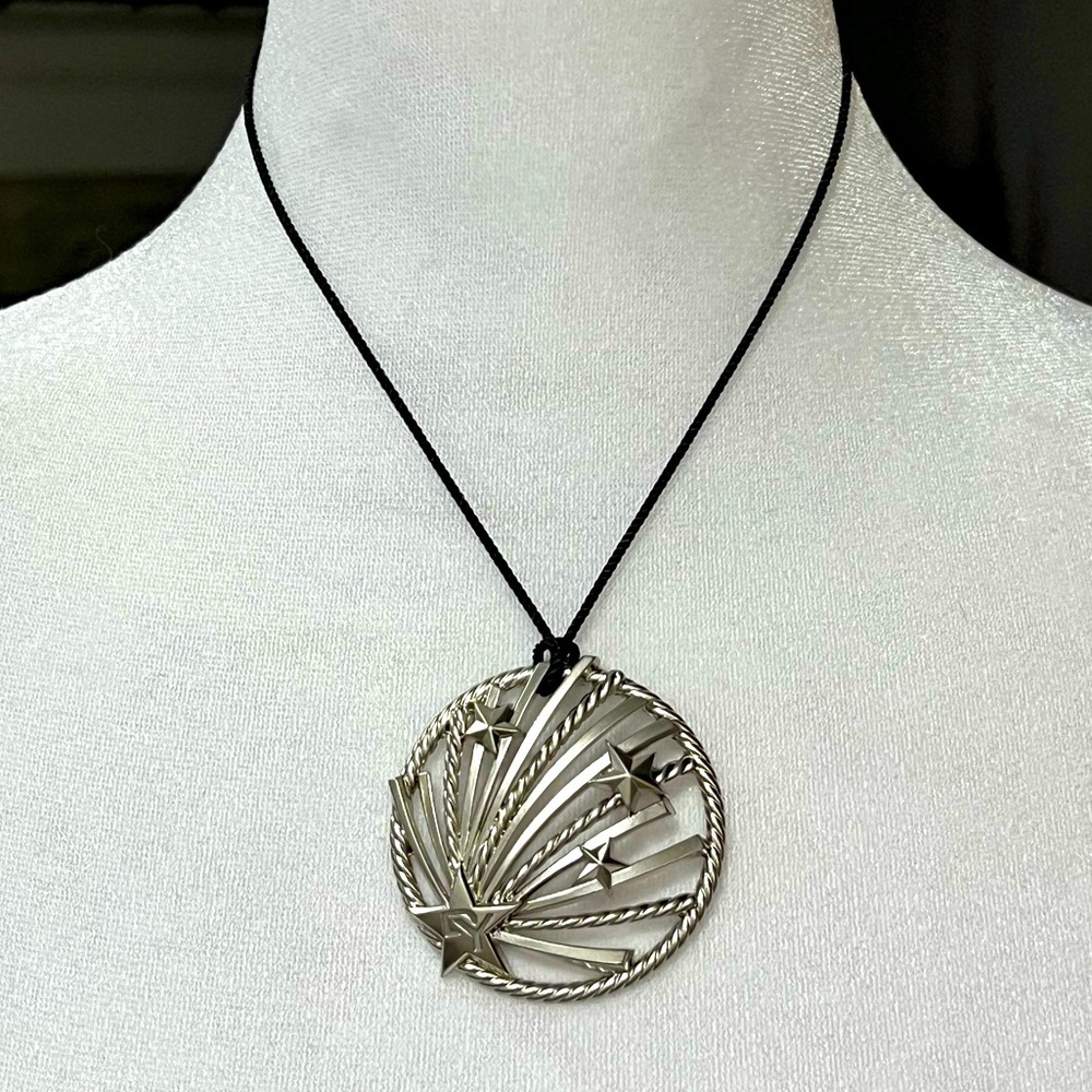 David Yurman Limited Edition Star Pendant with Rope Boho Chic Bohemian NEW